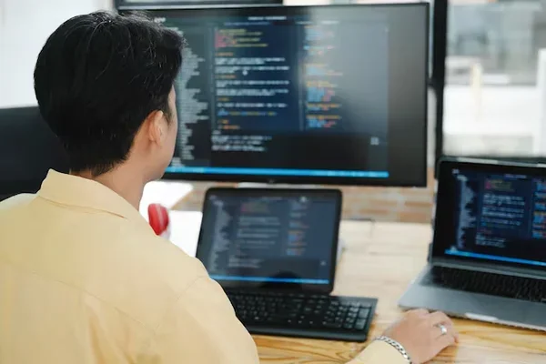 Software engineer working on development tools