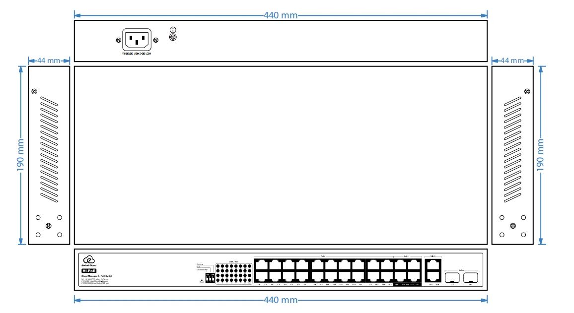 EW-ES3028CGSH-AP dimensions diagram
