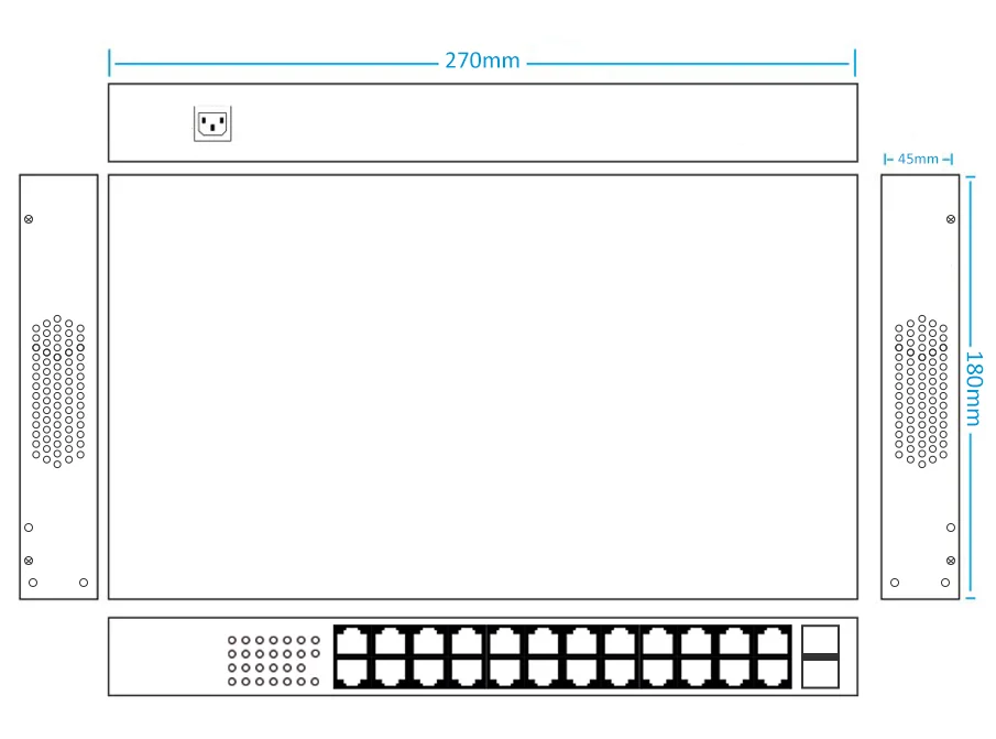 EW-S1626CG dimensions diagram