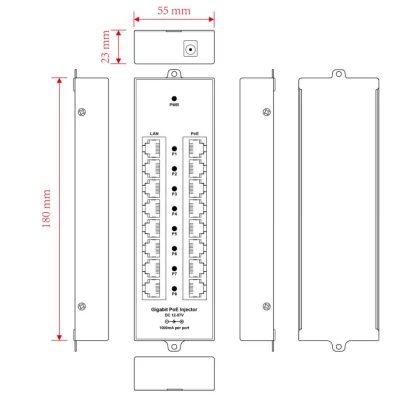 EW-PSE308CG dimensions diagram