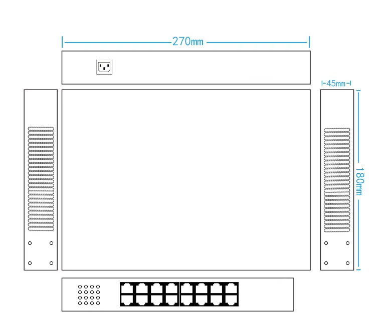 EW-S1516CF dimensions diagram