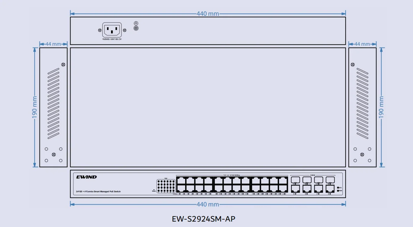 EW-S2924SM-AP dimensions diagram