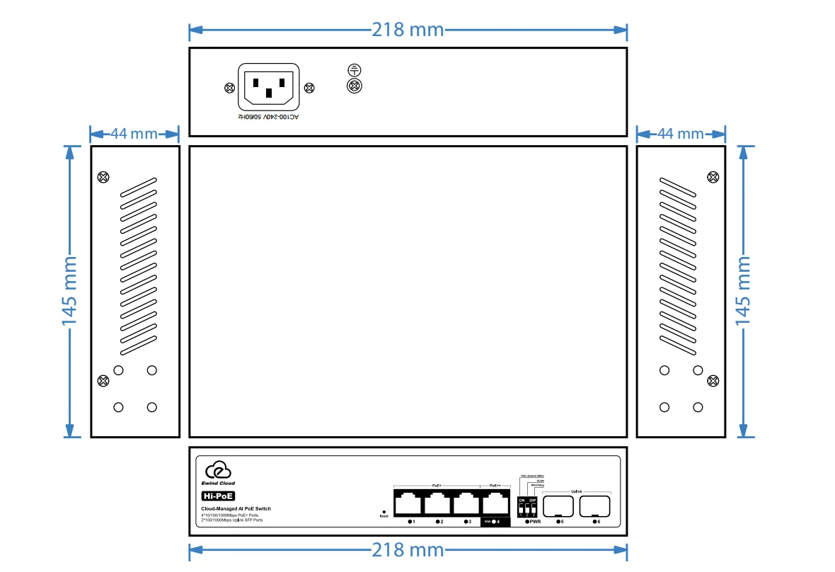 EW-ES3006FGSH-AP dimensions diagram