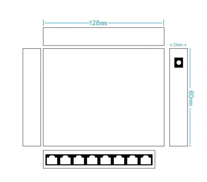 EW-S1508 dimensions diagram