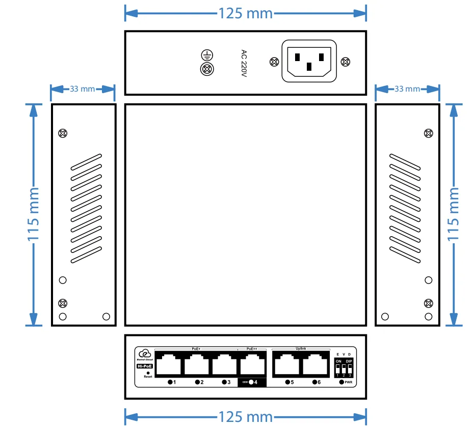 EW-ES2006CFSH-AP dimensions diagram