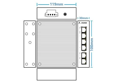 EW-PIS1706FE dimensions diagram