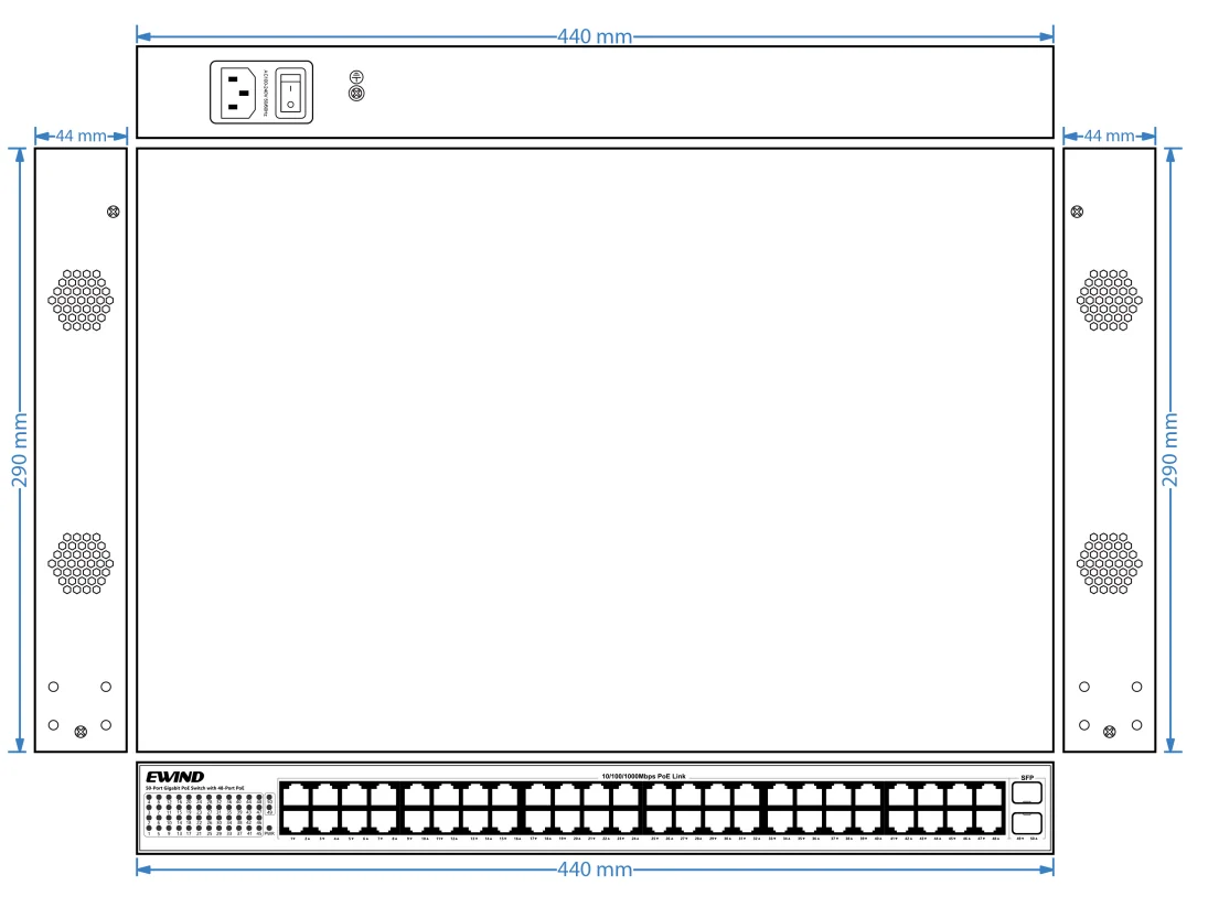 EW-S1950CG-AP dimensions diagram