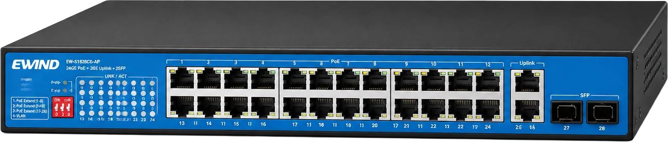 EWIND EW-S1828CG-AP 24-port Gigabit PoE switch