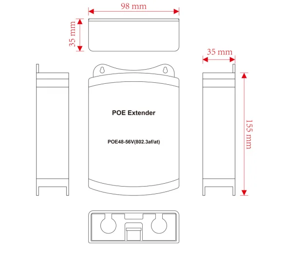 EW-PSE-PW6605F dimensions diagram