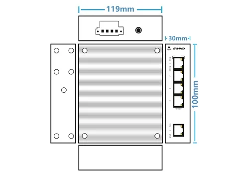 EW-PIS1705FE dimensions diagram