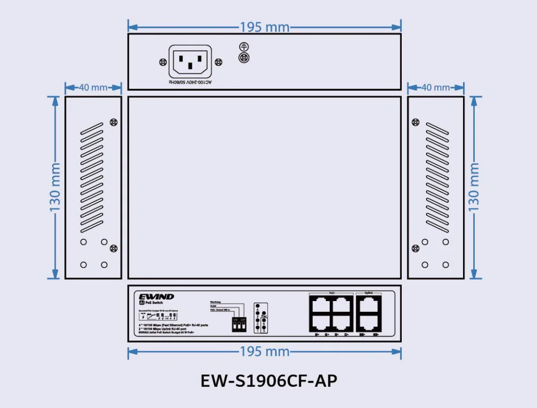 EW-S1906CF-AP dimensions diagram
