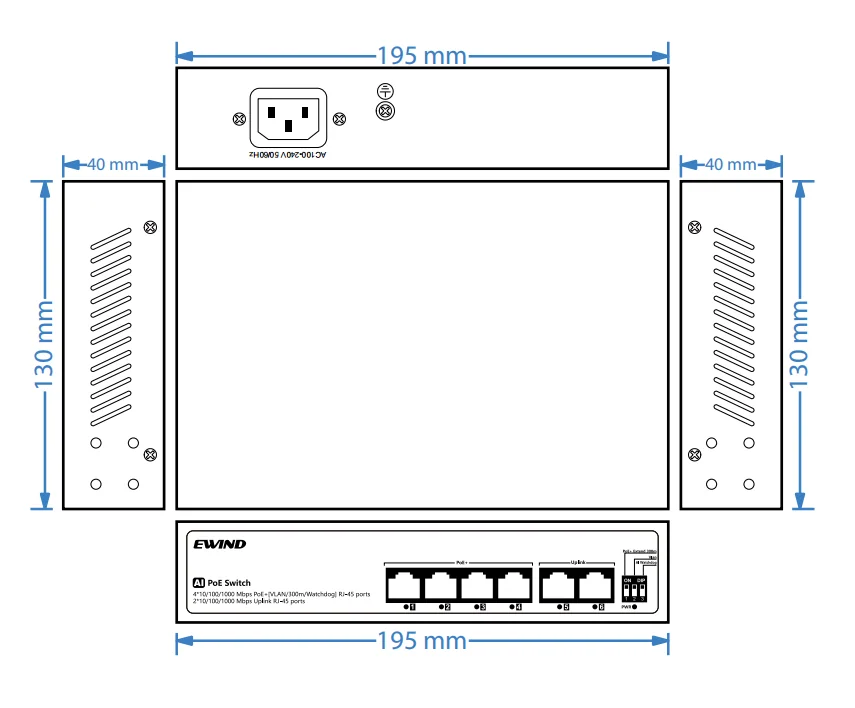 EW-S1706CG-AP dimensions diagram