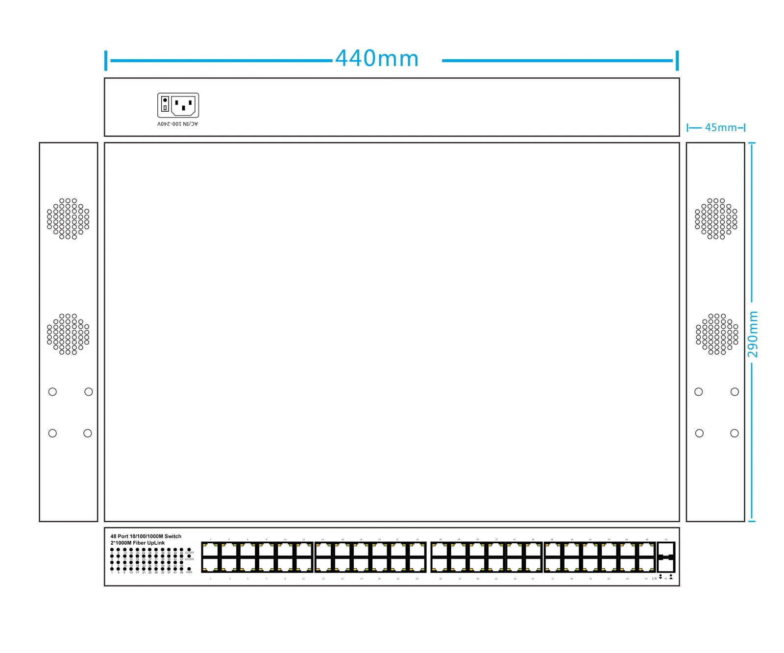 EW-S1650CG dimensions diagram