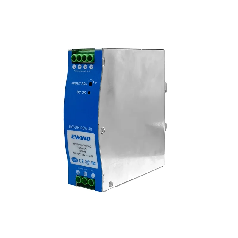 120W 48V DIN-Rail Industrial Power Supply