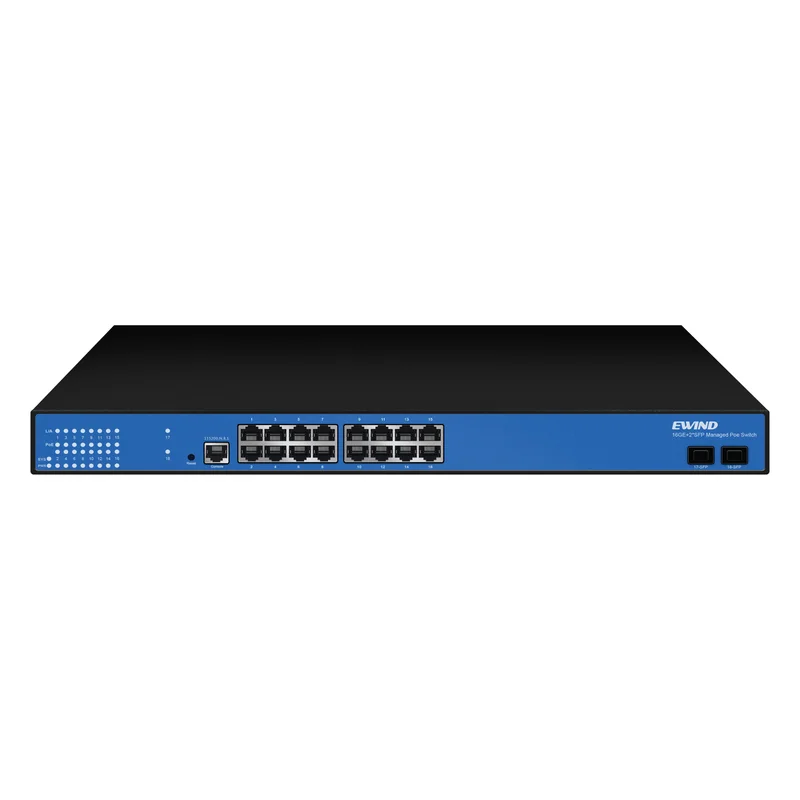 18-Port Gigabit Managed PoE Switch