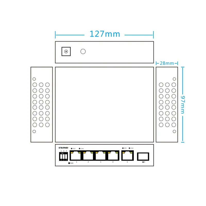 EW-S1906CFG-DP dimensions diagram