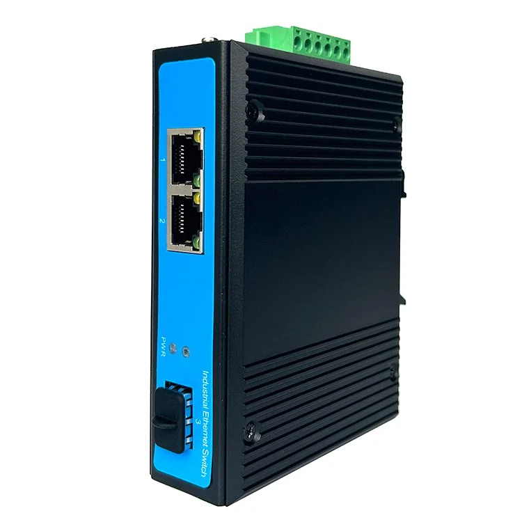 3-Port Industrial Gigabit PoE Switch with SFP