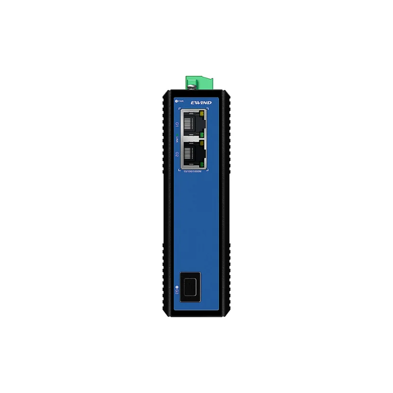 3-Port Gigabit Industrial Ethernet Switch with Fiber Uplink