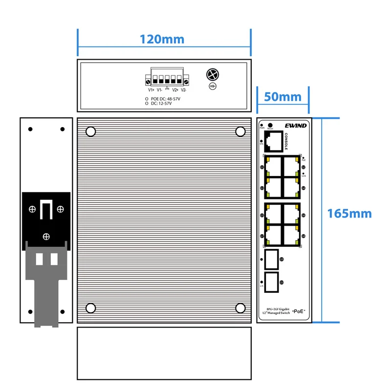 EW-IS3610M dimensions diagram