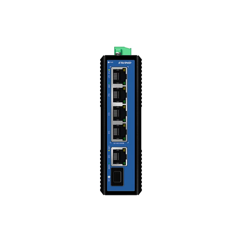 6-Port Full Gigabit Industrial PoE Fiber Switch
