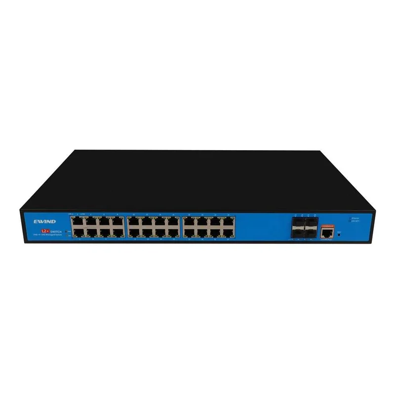 24-Port Gigabit L2+ Managed Switch with 4 10G SFP+ Uplinks