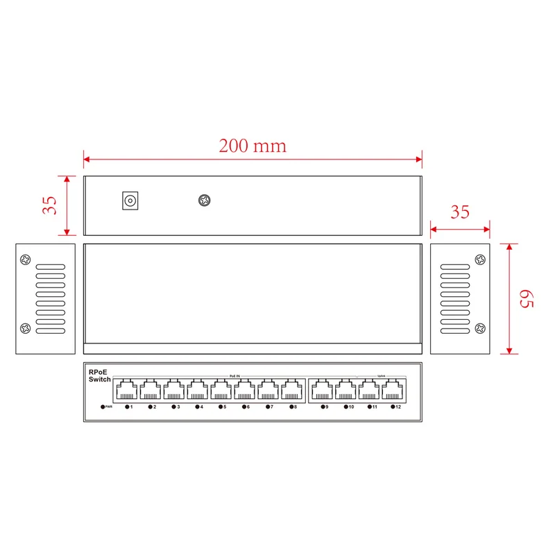 EW-S2212CF dimensions diagram