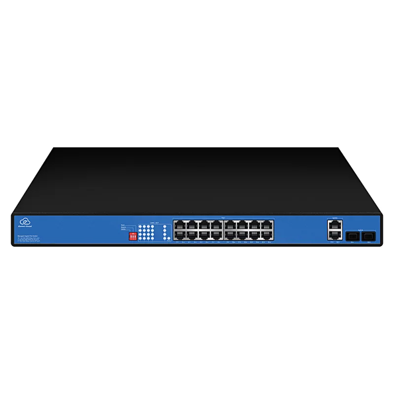 16-Port Gigabit Cloud Smart PoE Switch