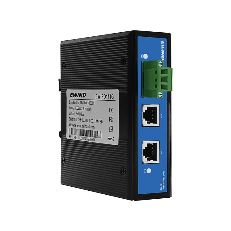 Unmanaged 802.3bt Gigabit PoE Splitter