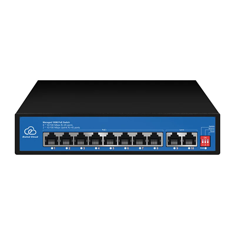 8-Port Fast Ethernet Cloud Smart PoE Switch