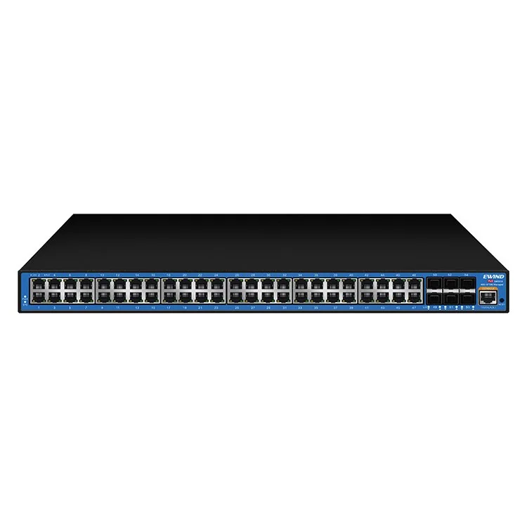 48-Port Gigabit L3 Managed PoE Switch with 6 Multi-Rate SFP+ Uplinks