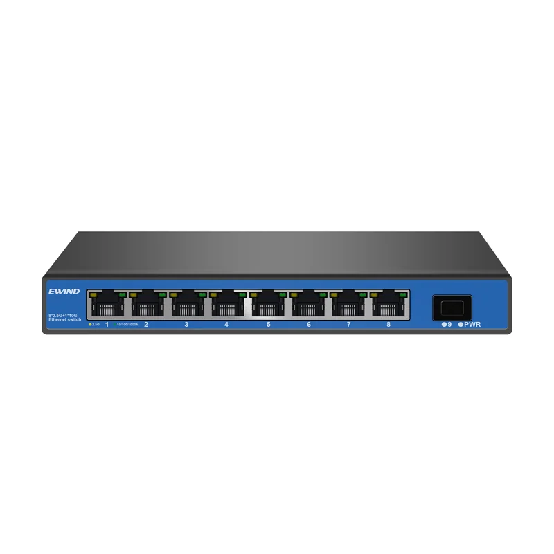 8-Port 2.5G Unmanaged Ethernet Switch with 10G SFP+ Uplink