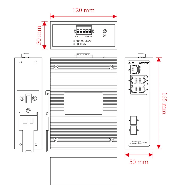 EW-IS3606M dimensions diagram