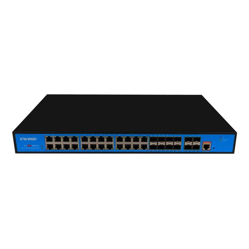 36-Port L2+ Managed Switch with 8 Gigabit SFP and 4 10G Uplinks