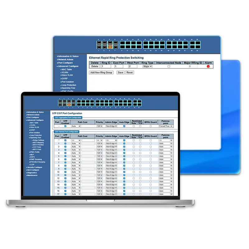 Inside the EW-S3936GM managed switch