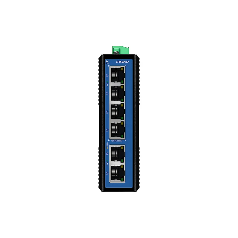 6-Port Gigabit Industrial Unmanaged Ethernet Switch