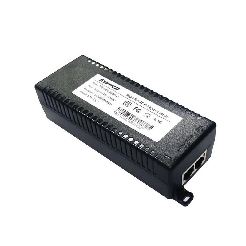 15.4W Gigabit PoE Injector with AC Input