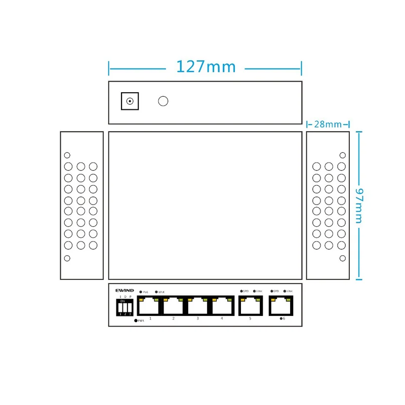 EW-S1906CG-DP dimensions diagram