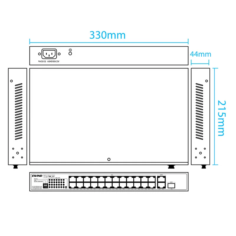 EW-S1827CG-AP dimensions diagram