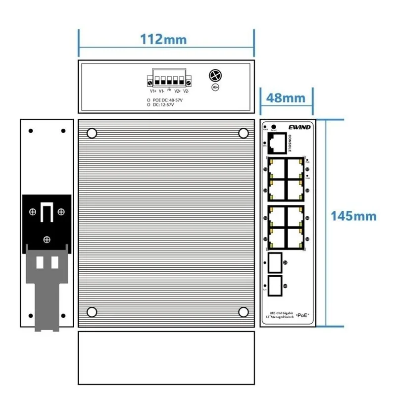 EW-PIS2710M-8FE dimensions diagram