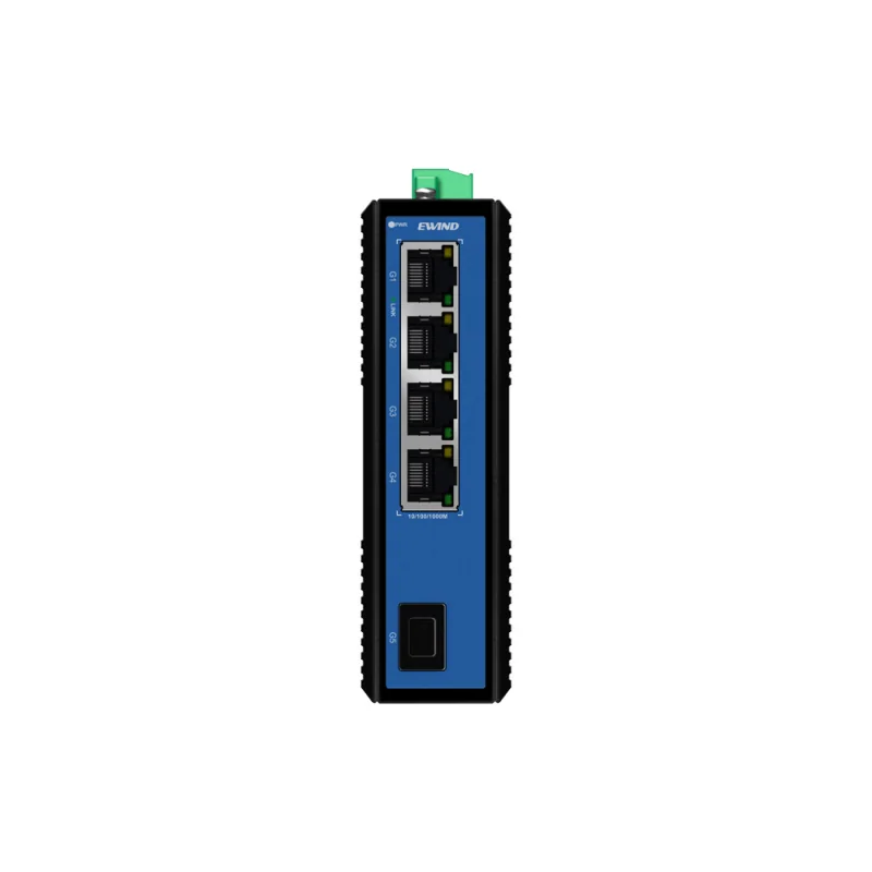 5-Port Gigabit Industrial Unmanaged Ethernet Fiber Switch