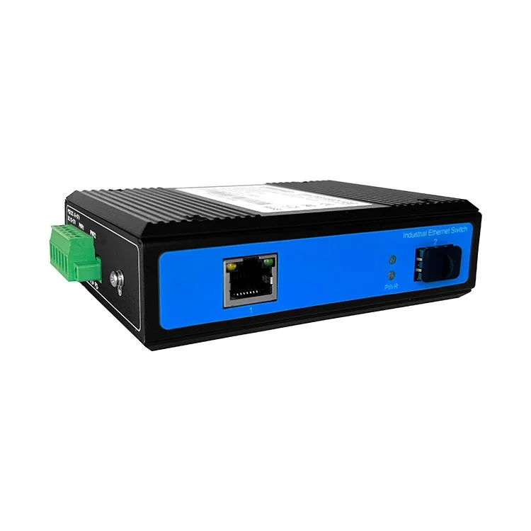 Single-Port Industrial Gigabit PoE Switch with SFP Uplink
