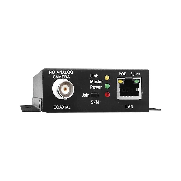 Coaxial PoE Extender Pair for up to 2,000m Transmission