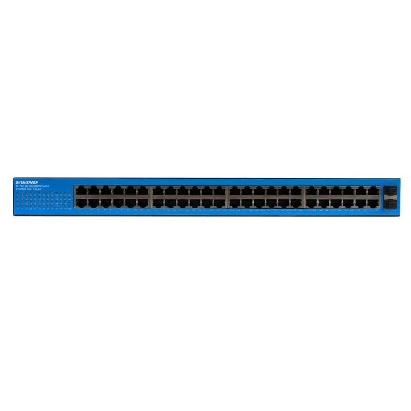 48-Port Gigabit Ethernet Switch with 2 SFP Uplinks