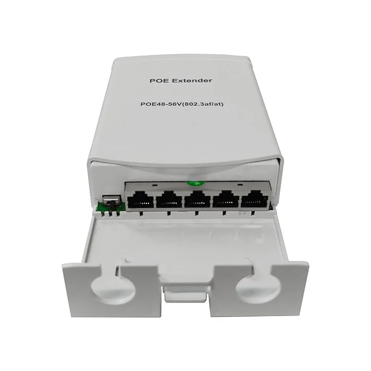 IP66 Waterproof Fast Ethernet 4-Port PoE Extender