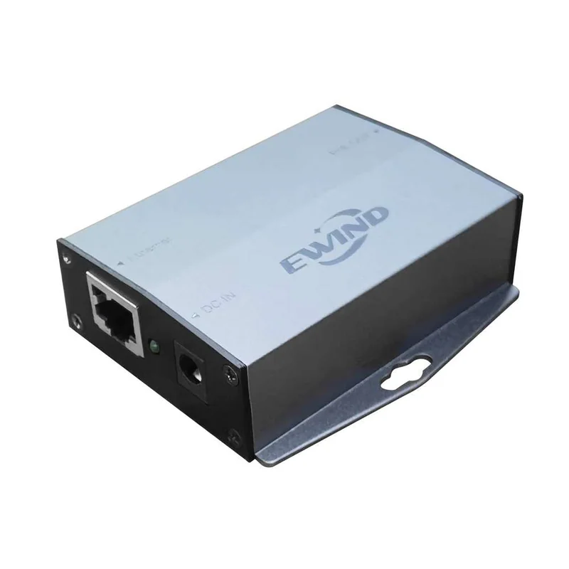 30W Fast Ethernet PoE Injector with 12–32VDC Input