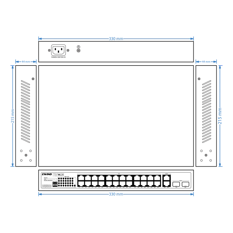 EW-S1828CG-AP dimensions diagram