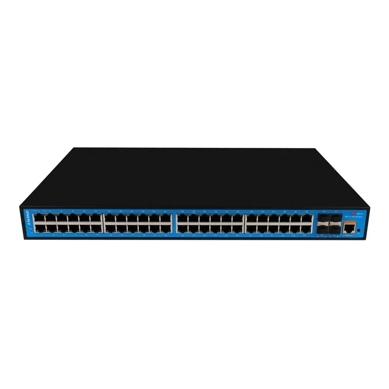 48-Port Gigabit L3 Managed PoE Switch with 4 10G Uplinks