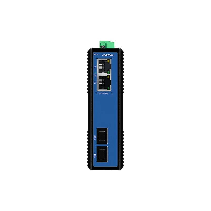 4-Port Gigabit Industrial Switch with 2 SFP Uplinks