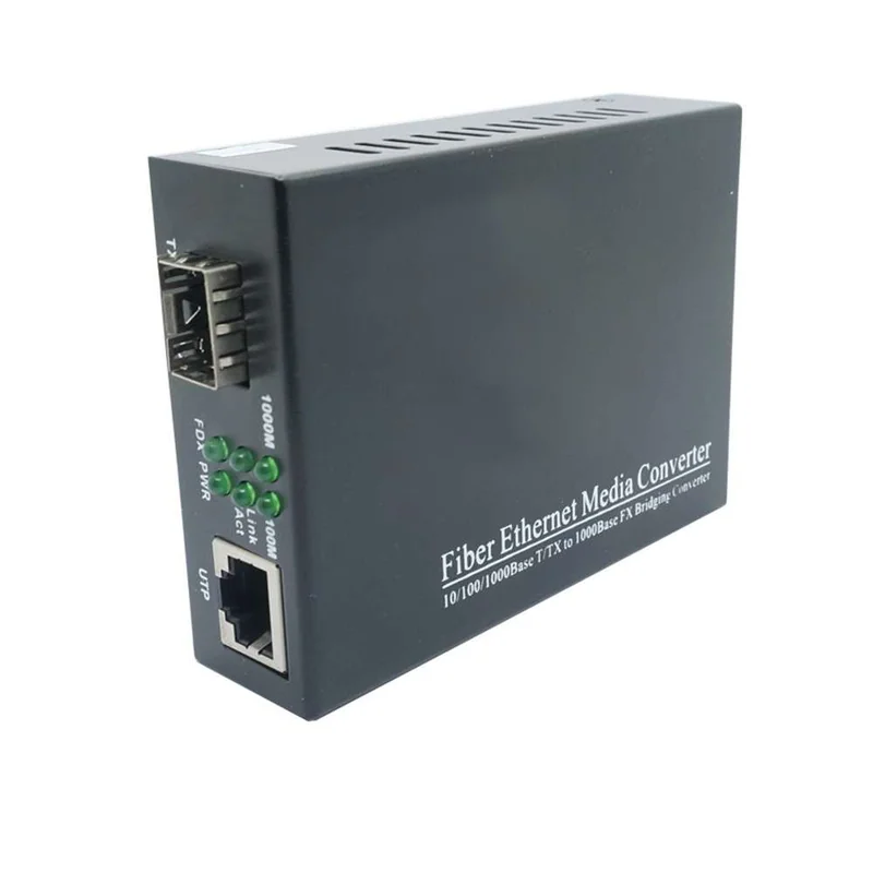 100M Fiber to RJ45 Media Converter