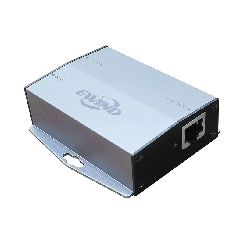 18W Fast Ethernet PoE Injector with 12–32VDC Input